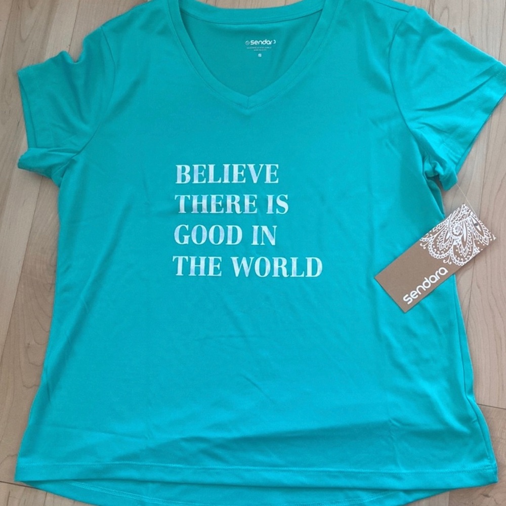NWT Believe in the Good in the World Short Sleeve Tee